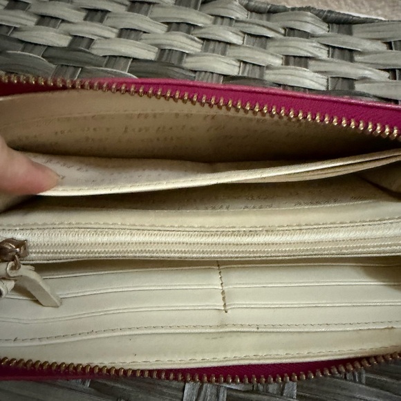 Kate Spade New York Pink Patent Leather Zip Around Wallet - Picture 9 of 16